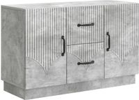 vidaXL Dressoir met lade Betongrijs 89 x 34,5 x 57 cm Bewerkt hout