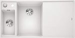 Blanco Silgranit spoelbak, 990x500 mm, met afvoerbediening en toebehoren, InFino, wit