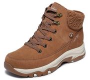 Skechers TREGO - SNOW BREEZE Dames Instappers - Chestnut