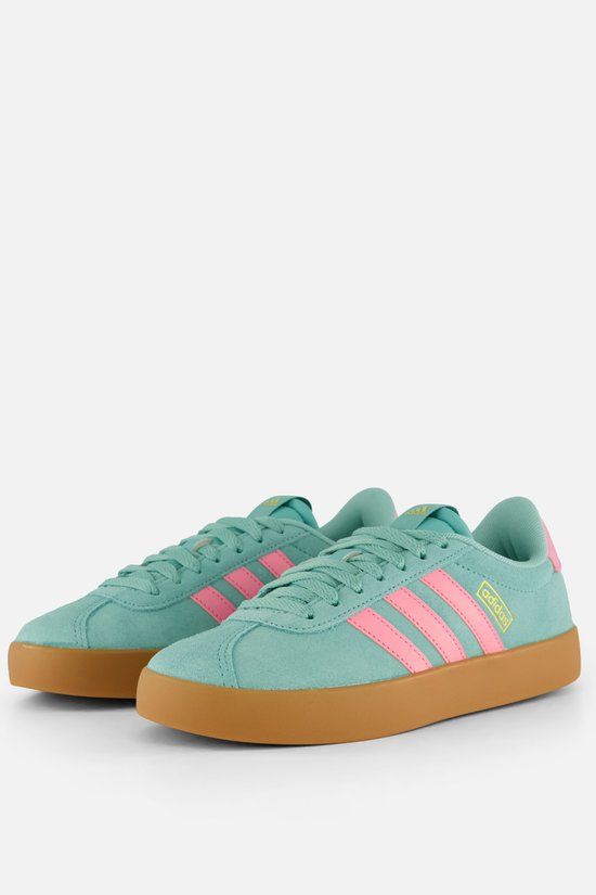 Adidas VL Court 3.0 Sneakers groen Leer Synthetisch
