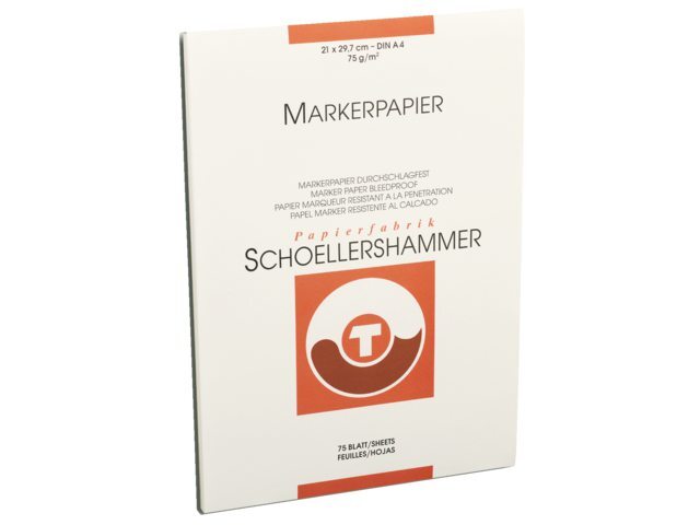 Schoellershammer Markerblok A4 75gr wit