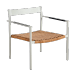 Brafab DK fauteuil lounge Gris clair