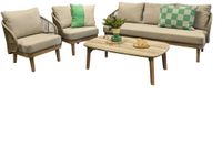 Buitengewoon Boet Mali Sofa Loungeset - BruinBeige