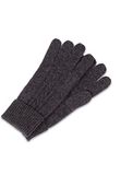 CASH-MERE.CH Gants élégants en 100% cachemire à motif, compatibles avec écran tactile pour femmes et hommes (S/M et L/XL)