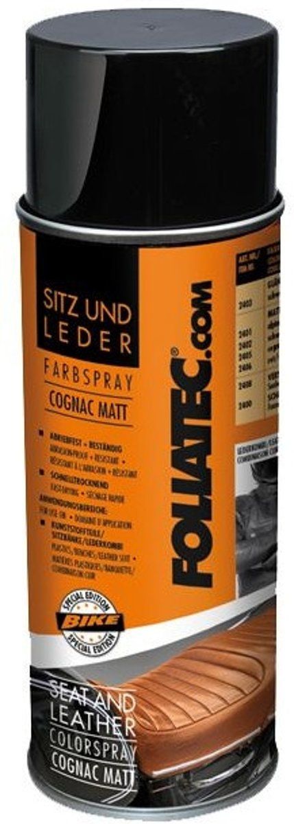Foliatec Seat & Leather Color Spray 400 Ml Cognac mat