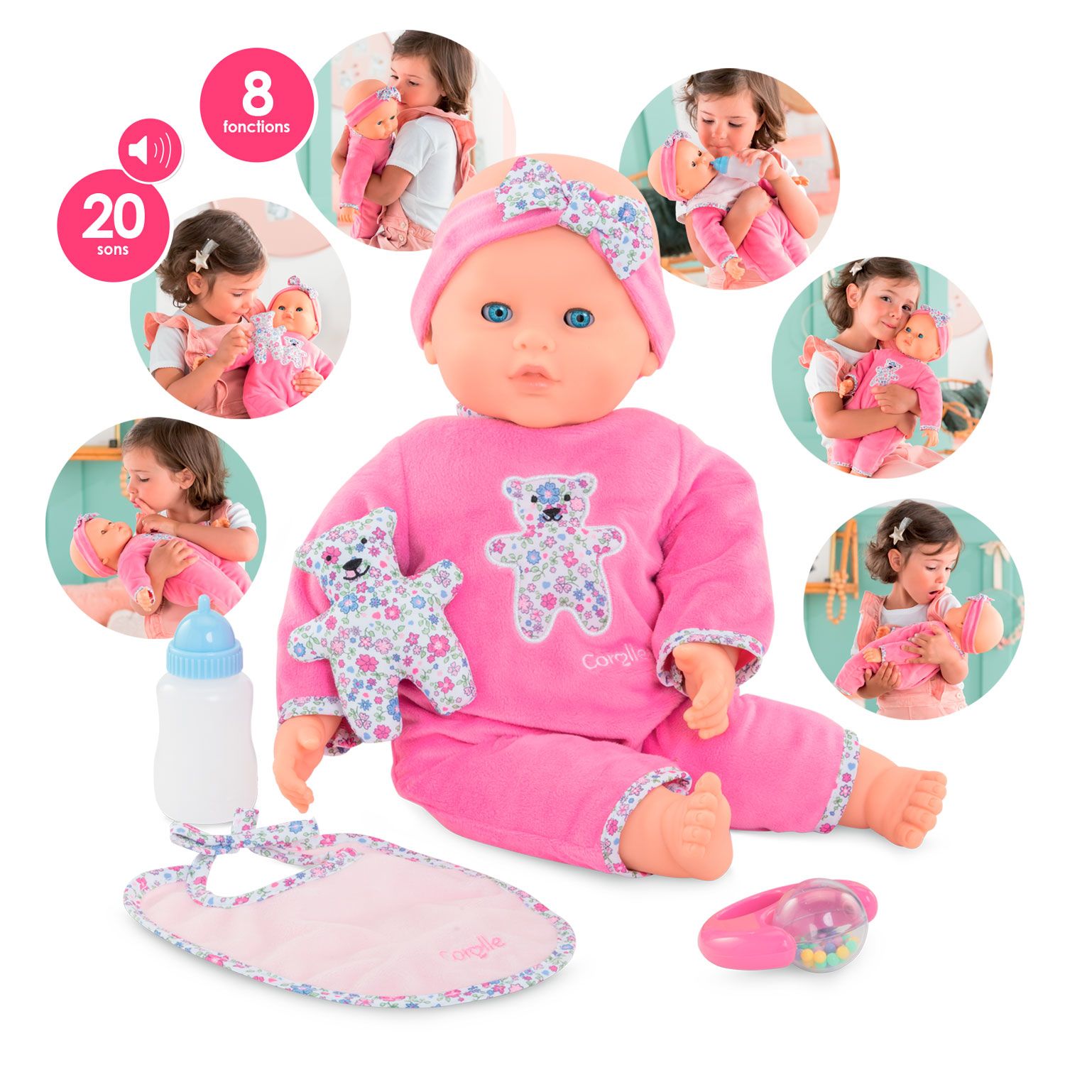Corolle Mon Premier Poupon Bebe Calin - 42 cm - Roze