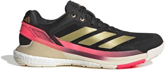 Adidas Crazyquick Boost Padel Mannen Zwart/Goudkleur Schoenmaat 44 2/3