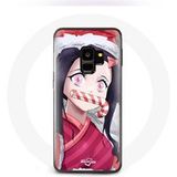 Maniacase Samsung Galaxy S9 Plus Anime Demon Slayer Kamado Nezuko Kerstcadeau 2023