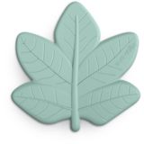 Suavinex, Babybijtring uit één stuk, zacht en flexibel, kalmeert en ontlast het tandvlees van de baby, eenvoudige en ergonomische grip, met textuur en reliëf, blad, poetry, groen