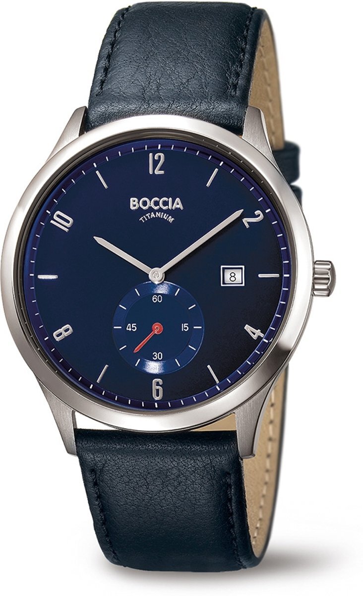 Boccia Titanium Boccia 3606-02 horloge heren - zwart - titanium