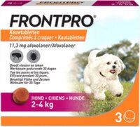 Frontpro® Frontpro Hond S 2-4 kg - 3 tabletten