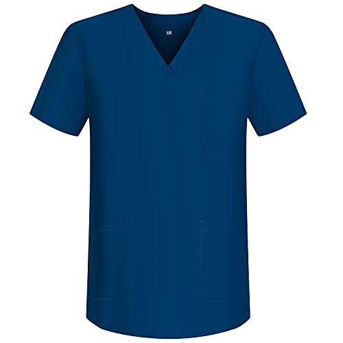 MISEMIYA Unisex Scrub Top - V-Neck - Medical Uniform - 817