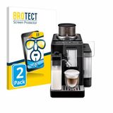 BROTECT - Screenprotector voor DeLonghi Rivelia - Folie Beschermfolie transparant 2 Stuks