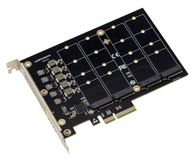 KALEA-INFORMATIQUE M2 PCIe 3.0 x4 controllerkaart voor 4 M.2 NVMe M Key SSD's