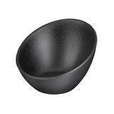 Bowl APS Melamine schaaltje "zen", ø10 x h7 cm, zwart, set van 4 stuks