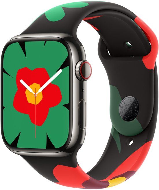 Apple Sport Band voor de Apple Watch | 44/45/46/49 mm - Maat S/M - Unity Bloom