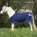 QHP Fleecedeken QHP Ornament Falabella Donkerblauw-zilver - 115