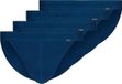 Skiny Slip Verpakking van 4 Blauw Katoen Effen Mannen M