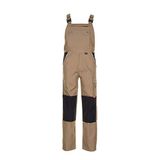 Planam Maat 98 heren canvas 320 tuinbroek kaki zwart model 2135