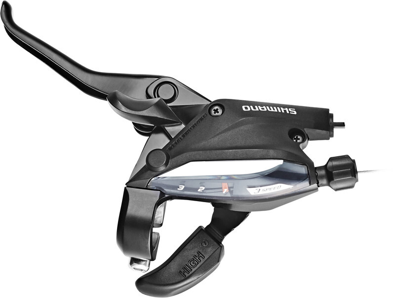 Shimano ST EF 505 Schakelhendel 3 versnellingen zwart