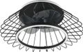 RL LIVE YOUR LIGHT KARLSBORG - Ventilator - Zwart mat - incl. 1x SMD 30W