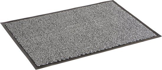 Deurmat voor binnen 90 x 120 cm - Lichtgrijs