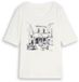 Tom Tailor - Slim fit T-shirt met print - Maat XXL - Whisper White