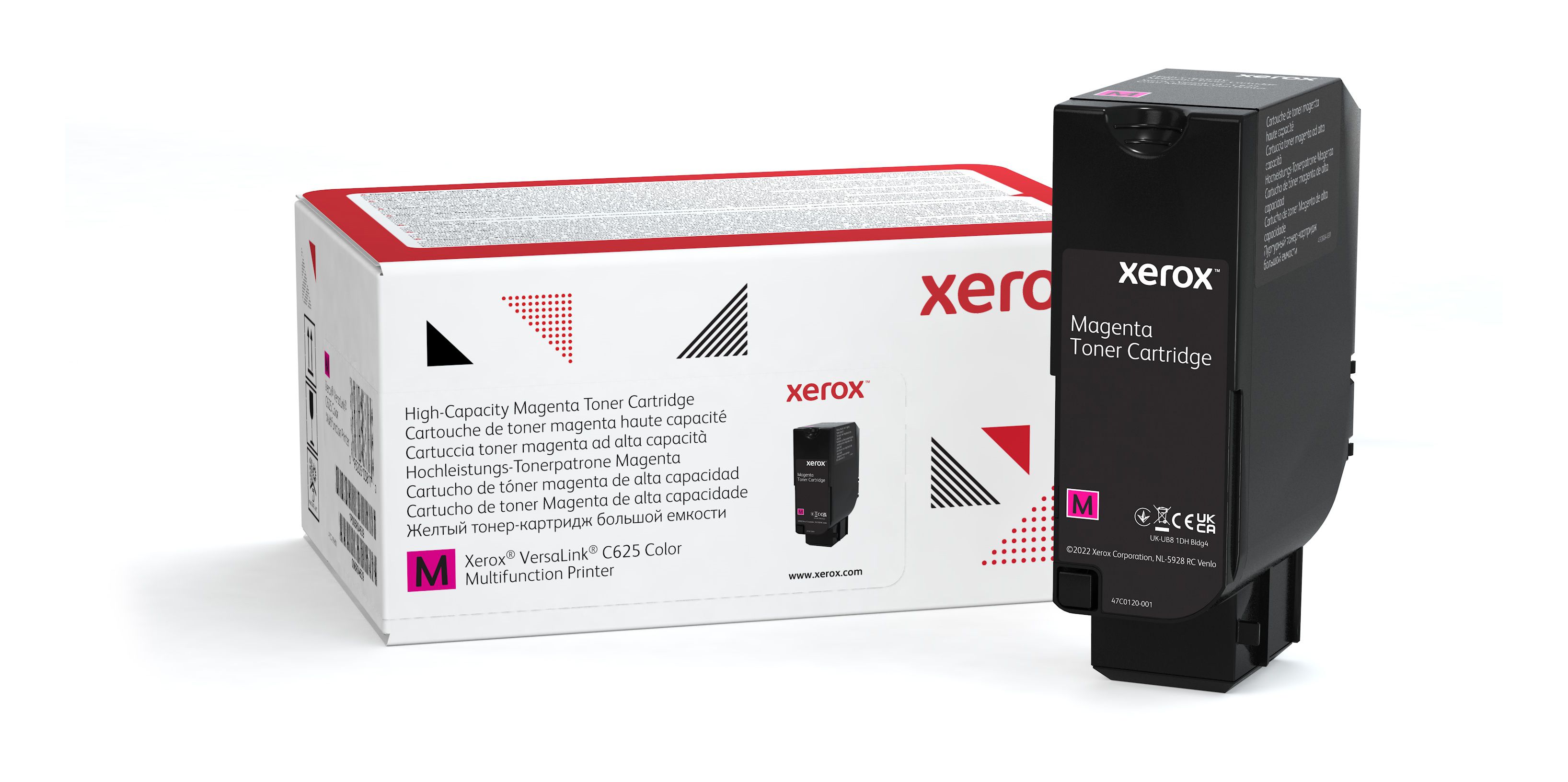 Xerox VersaLink C625 Magenta Toner Cartridge - High Yield (16,000 Pages) - Original