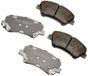 Japanparts PA-K24AF remvoeringset, schijfrem - (4-delig)