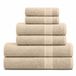Komfortec Handdoekenset 6-delig, 100% Katoen | 2 Badhanddoeken 70x140 cm, 2 Handdoeken 50x100 cm, 2 Gastendoekjes 30x50 cm, Zacht & Hoog Absorberend, OEKO-TEX STANDARD 100
