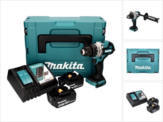 Makita DDF486RTJ | 18V | Boor-/schroefmachine | 2x5,0Ah Accu | in Mbox