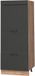 Vicco Armoire Fame-Line, Gris foncé/Chêne doré, 60 cm
