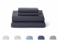 Todocama Beddengoedset, 4-delig, 5003, hoeslaken, sprei, 2 kussenslopen 50 x 80 cm, voor bedden met 90 x 190/200 cm, donkergrijs