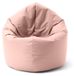 Lumaland, pouf rond, coussin de relaxation pour salon, idéal pour la lecture, les jeux vidéo et la détente, rempli de billes de polystyrène expansé (EPS)