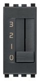 Vimar Serie Eikon - schuifschakelaar, 1 pol, 6 A, grijs