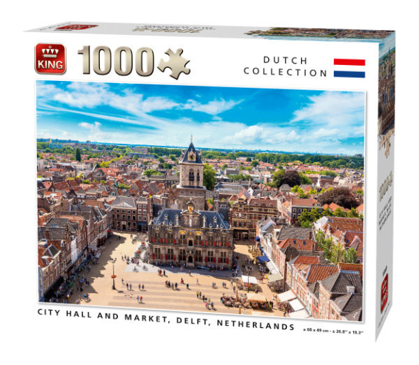 King International City Hall and Market, Delft Puzzel (1000 stukjes