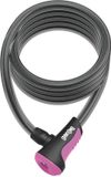 Onguard Kabelslot Coil Neon 180 Cm X 12 Mm Zwart/roze
