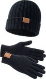 Lonsdale Deazley-set met muts en handschoenen