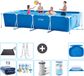 Intex Rechthoekig Frame Zwembad - 450 x 220 x 84 cm - Blauw