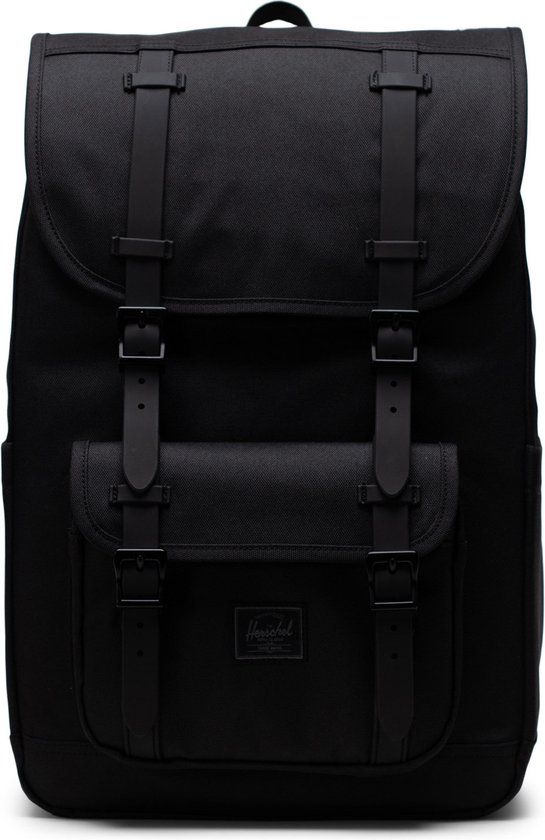 Herschel Little America Mid Volume Laptoprugzak - 15 inch - 21L - Zwart