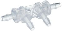 NeoLab 2-0989 dubbelhoekige connector voor slang-binnendiameter 1,5 mm (pak van 10)