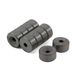 Ferrietmagneet 10 stuks - 20 mm dia x 10 mm dik x 5,2 mm c/gootsteen - 1,2 kg trek - noord