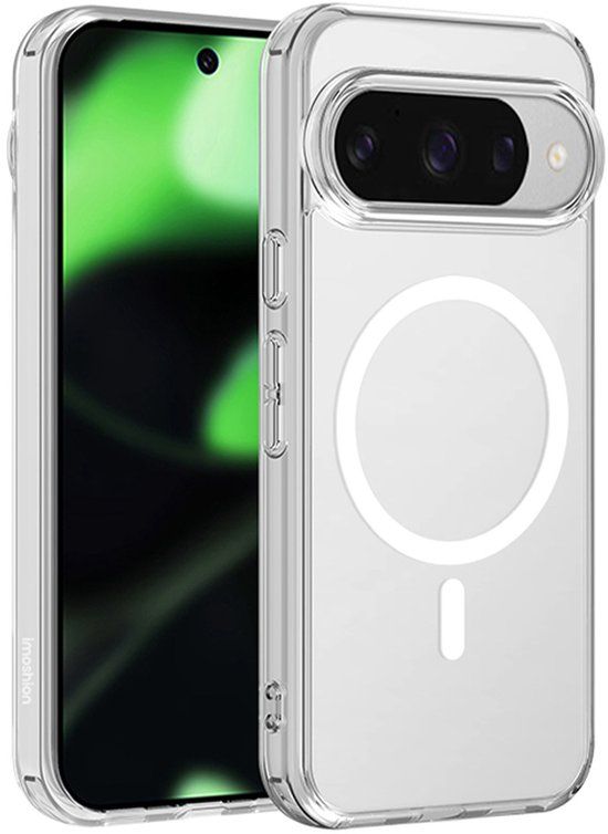 imoshion Hoesje - Geschikt voor Google Pixel 10 / Google Pixel 10 Pro - Protective Backcover met Magnetische Ring - Transparant