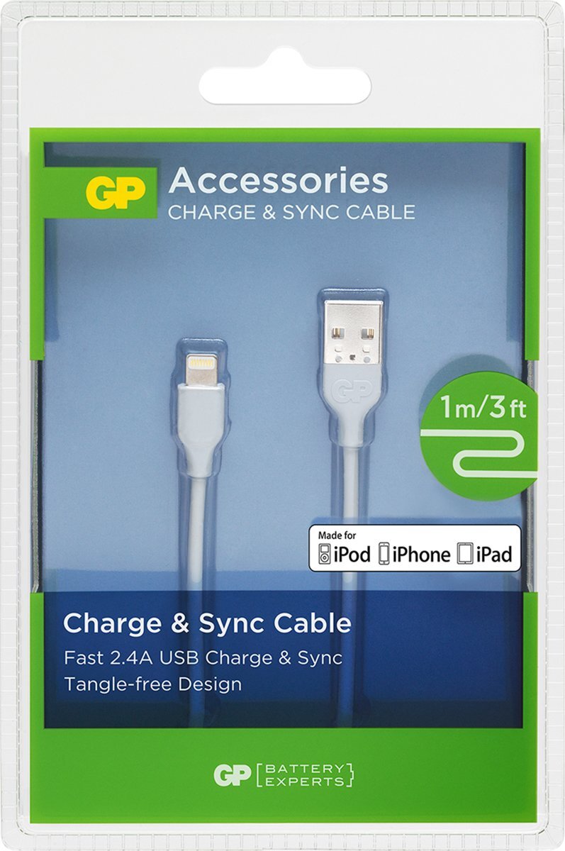 GP Batteries CB 13 Charge Sync kabel