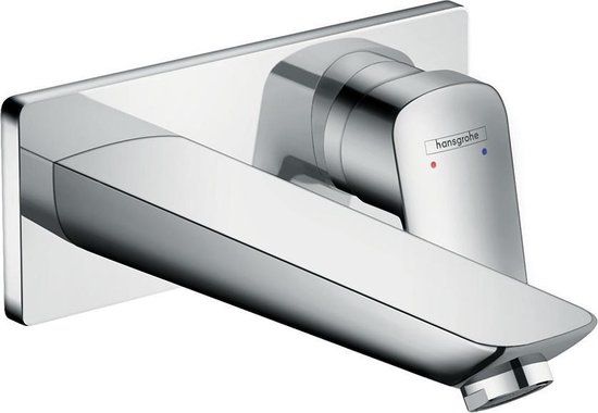 Hansgrohe Logis - Inbouw Wastafelmengkraan - Chroom - 195mm Uitloop