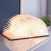 Gingko Smart Book Light 'Bruin Leder' (large) -