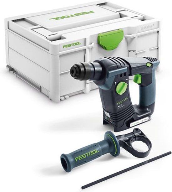 Festool BHC 18-Basic-Promo 2021 - 18V Li-Ion SDS-Plus Boorhamer Set (1x 4.0Ah) in Systainer