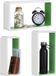 Relaxdays Wandkubus Set van 3 - Wit-groen