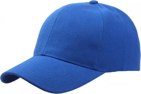 LGT JWLS Effen Baseball Cap van 100% Katoen - Blauw