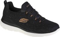 Skechers Dames Sportschoenen Summits Leopard Zwart/Rozegoud 38,5 EU